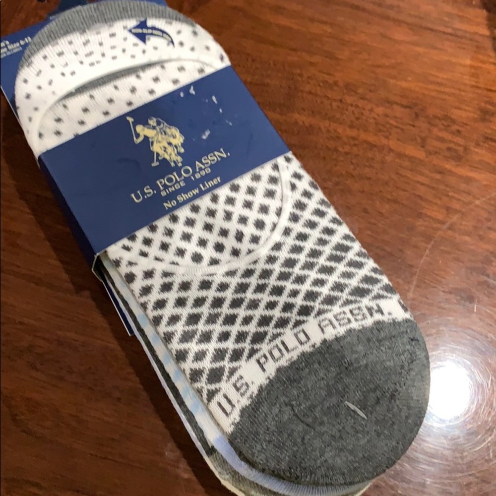 U.S. polo assn. men’s 6 pair no shoe liners